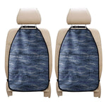 Camo Denim Jeans Pattern Print Car Seat Organizers