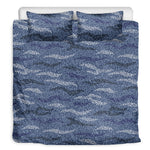 Camo Denim Jeans Pattern Print Duvet Cover Bedding Set