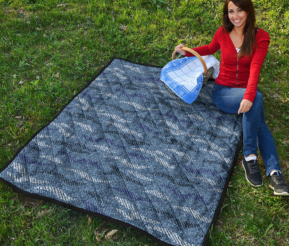 Camo Denim Jeans Pattern Print Quilt