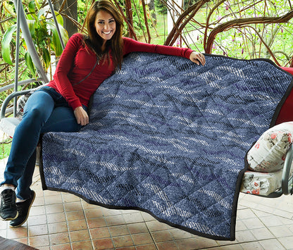 Camo Denim Jeans Pattern Print Quilt