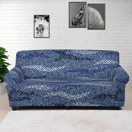 Camo Denim Jeans Pattern Print Sofa Cover