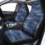 Camo Denim Jeans Pattern Print Universal Fit Car Seat Covers