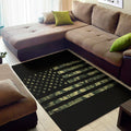 Camouflage American Flag Print Floor Mat