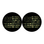 Camouflage American Flag Print Car Coasters