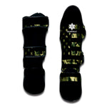 Camouflage American Flag Print Muay Thai Shin Guard