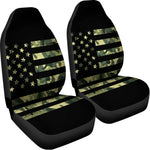 Camouflage American Flag Print Universal Fit Car Seat Covers