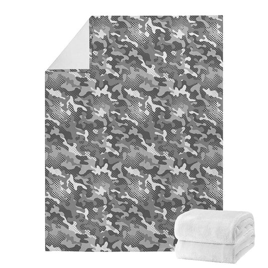 Camouflage Dazzle Pattern Print Blanket
