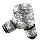 Camouflage Dazzle Pattern Print Boxing Gloves