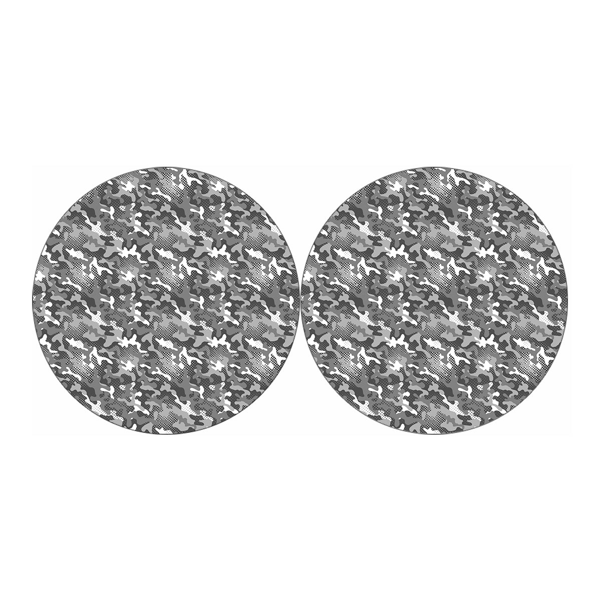 Camouflage Dazzle Pattern Print Car Coasters