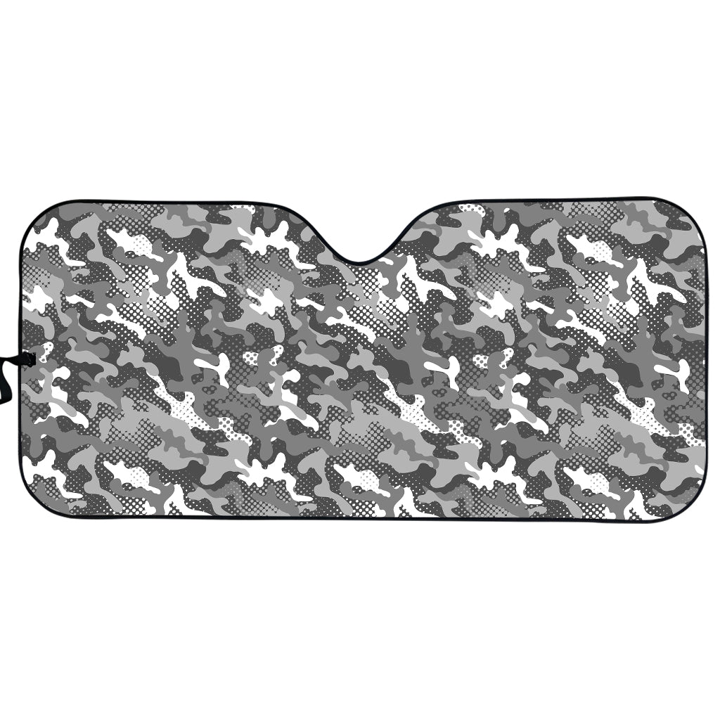 Camouflage Dazzle Pattern Print Car Sun Shade