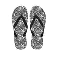 Camouflage Dazzle Pattern Print Flip Flops
