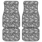 Camouflage Dazzle Pattern Print Front and Back Car Floor Mats