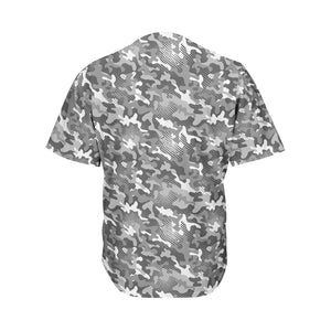 Camouflage Dazzle Pattern Print Men's Baseball Jersey