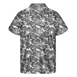 Camouflage Dazzle Pattern Print Men's Short Sleeve Shirt