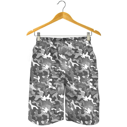 Camouflage Dazzle Pattern Print Men's Shorts