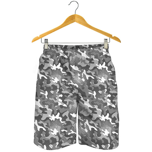 Camouflage Dazzle Pattern Print Men's Shorts