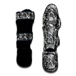 Camouflage Dazzle Pattern Print Muay Thai Shin Guard