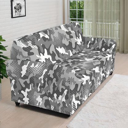 Camouflage Dazzle Pattern Print Sofa Cover