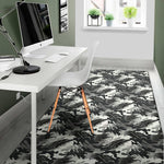 Camouflage Dazzle Wings Pattern Print Area Rug