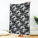 Camouflage Dazzle Wings Pattern Print Blanket