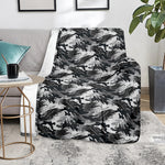 Camouflage Dazzle Wings Pattern Print Blanket