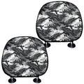 Camouflage Dazzle Wings Pattern Print Car Headrest Covers
