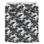 Camouflage Dazzle Wings Pattern Print Duvet Cover Bedding Set