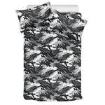 Camouflage Dazzle Wings Pattern Print Duvet Cover Bedding Set