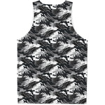 Camouflage Dazzle Wings Pattern Print Men's Tank Top