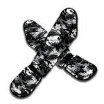 Camouflage Dazzle Wings Pattern Print Muay Thai Shin Guard