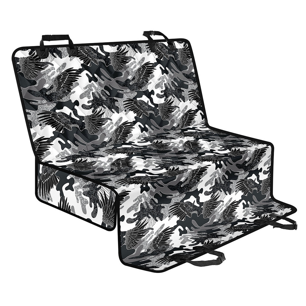 Camouflage Dazzle Wings Pattern Print Pet Car Back Seat Cover