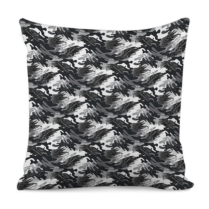 Camouflage Dazzle Wings Pattern Print Pillow Cover