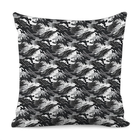 Camouflage Dazzle Wings Pattern Print Pillow Cover