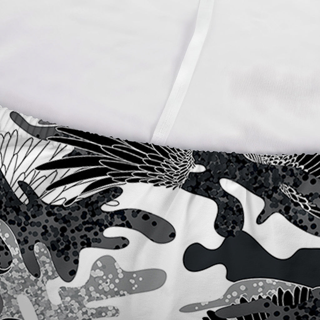 Camouflage Dazzle Wings Pattern Print Sofa Cover