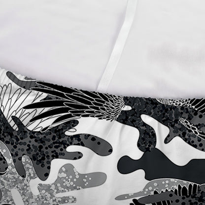 Camouflage Dazzle Wings Pattern Print Sofa Cover