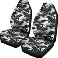 Camouflage Dazzle Wings Pattern Print Universal Fit Car Seat Covers