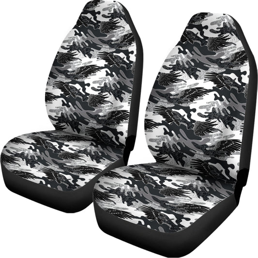 Camouflage Dazzle Wings Pattern Print Universal Fit Car Seat Covers