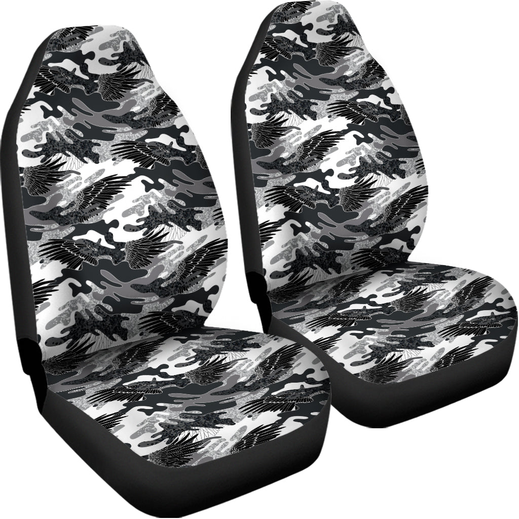 Camouflage Dazzle Wings Pattern Print Universal Fit Car Seat Covers