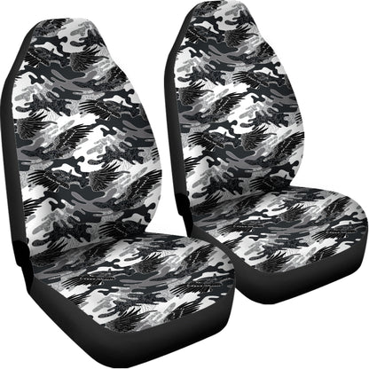 Camouflage Dazzle Wings Pattern Print Universal Fit Car Seat Covers