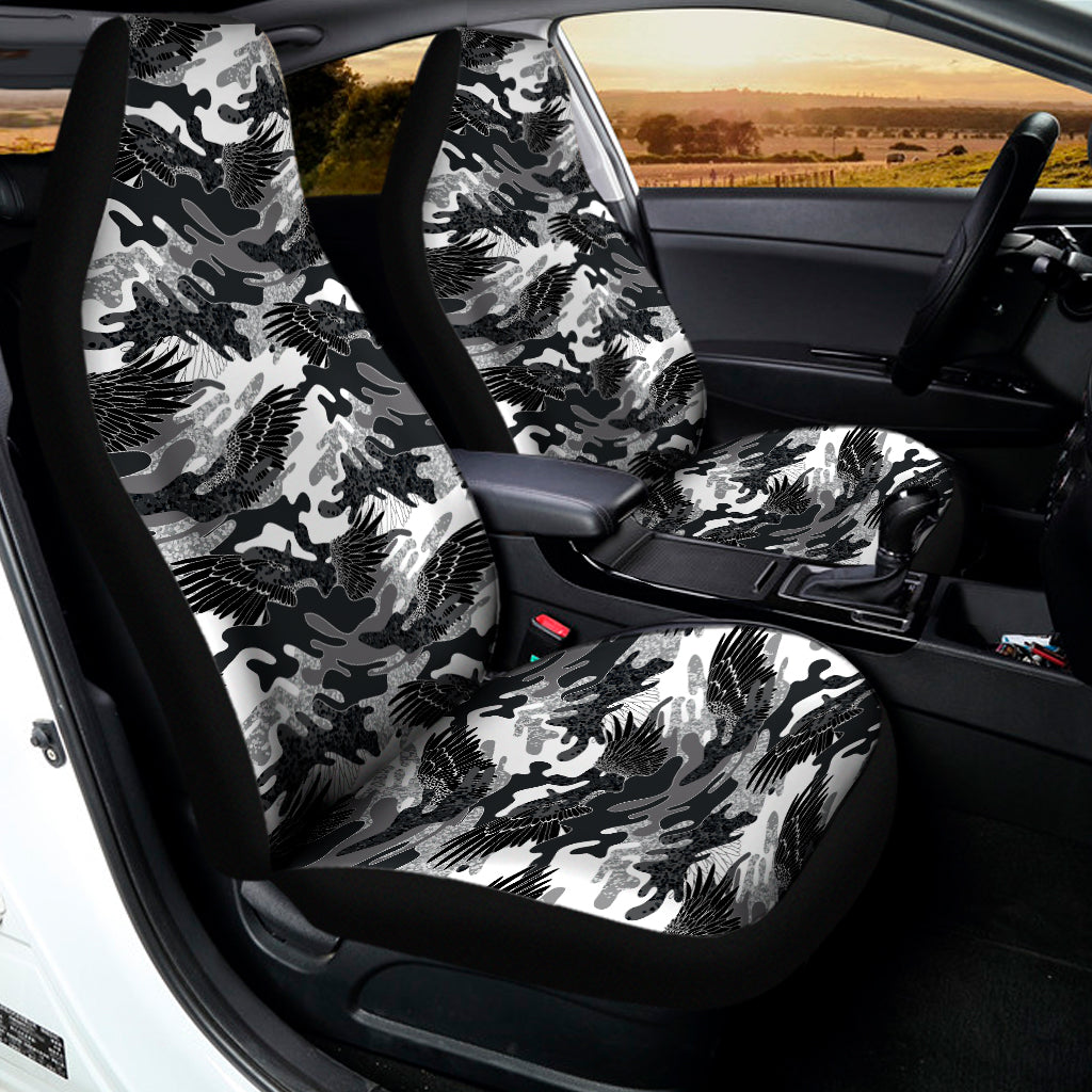 Camouflage Dazzle Wings Pattern Print Universal Fit Car Seat Covers