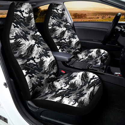 Camouflage Dazzle Wings Pattern Print Universal Fit Car Seat Covers