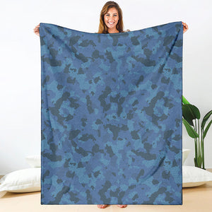 Camouflage Denim Jeans Pattern Print Blanket