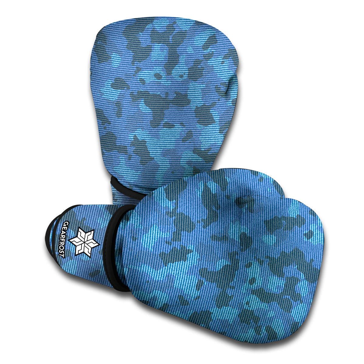 Camouflage Denim Jeans Pattern Print Boxing Gloves