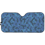 Camouflage Denim Jeans Pattern Print Car Sun Shade