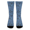 Camouflage Denim Jeans Pattern Print Crew Socks