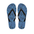 Camouflage Denim Jeans Pattern Print Flip Flops