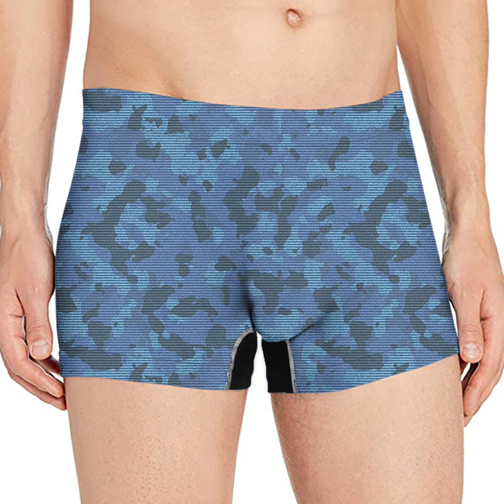 Camouflage Denim Jeans Pattern Print Men's Boxer Briefs