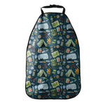 Camping Equipment Pattern Print Car Seat Organizers