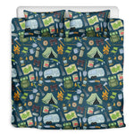 Camping Equipment Pattern Print Duvet Cover Bedding Set