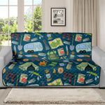 Camping Equipment Pattern Print Futon Protector